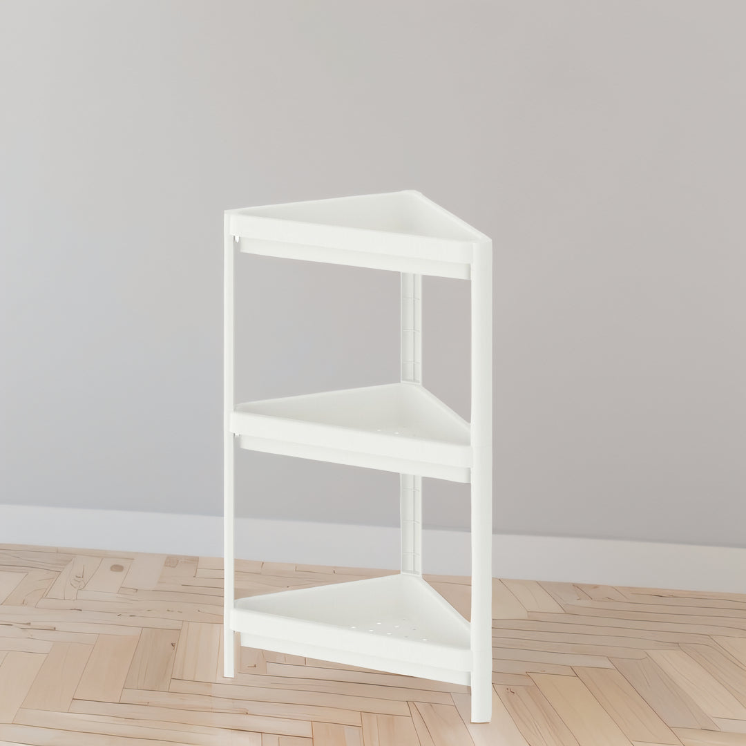 IKEA VESKEN Corner shelf unit, white, 33x33x71 cm