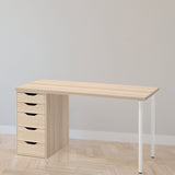 IKEA LAGKAPTEN / ALEX Desk, oak effect, 140x60 cm