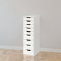 IKEA ALEX 9 drawers unit, white, 36x116 cm