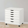 IKEA ALEX Drawer on castors, white, 67x66 cm