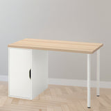 IKEA LAGKAPTEN / ALEX storage Desk, oak/white, 120x60 cm