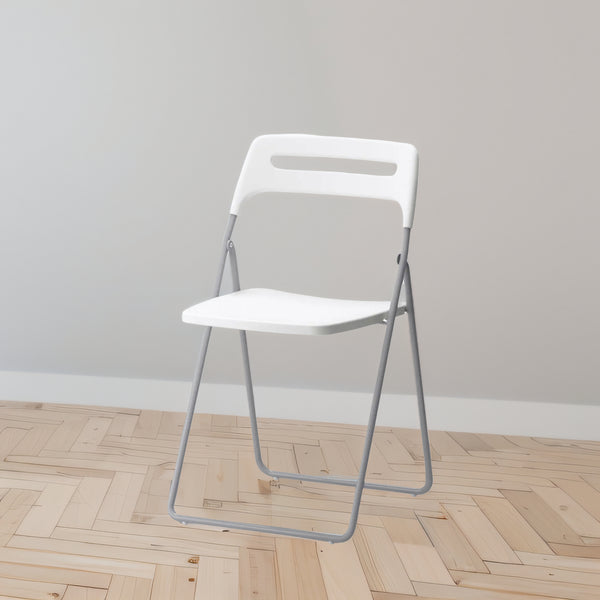 IKEA NISSE Folding chair, white