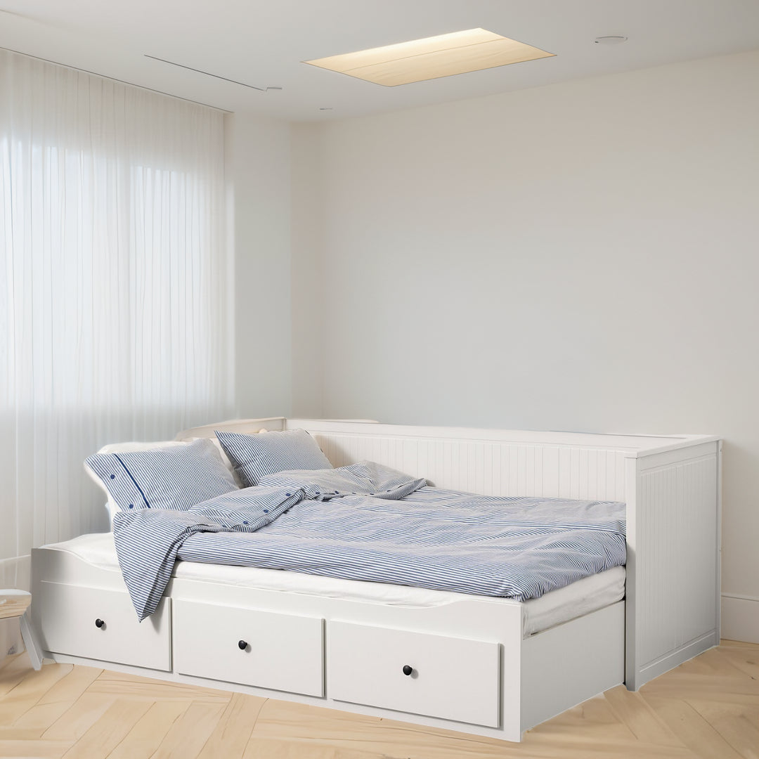 IKEA HEMNES Day-bed frame, white, 80x200 cm