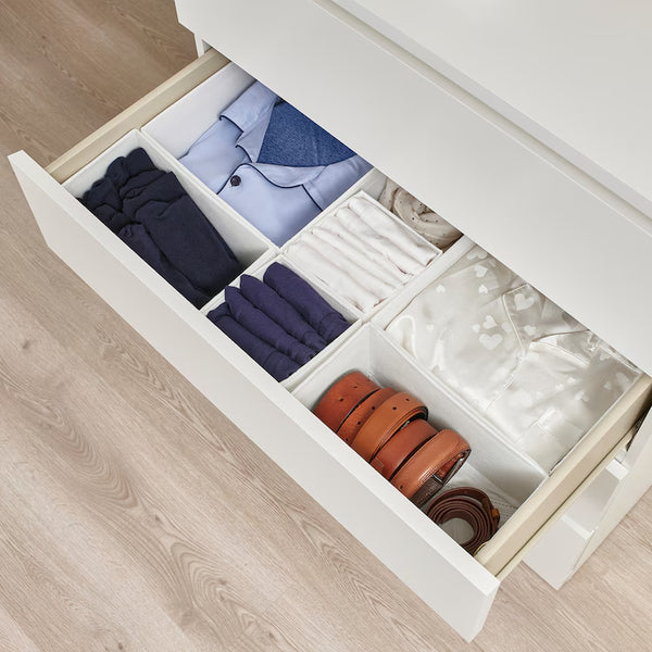 IKEA SKUBB Box, set of 6, white