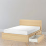 IKEA MALM Bed with 2 drawers, oak veneer, Queen