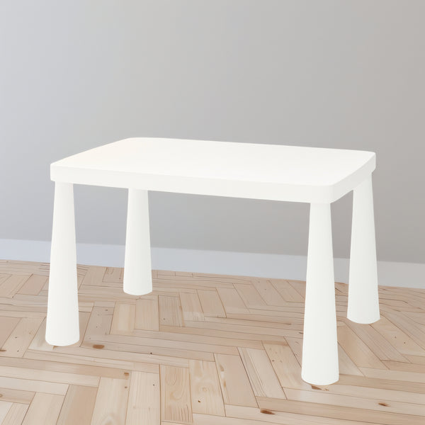 IKEA MAMMUT Children's table, white, 77x55 cm