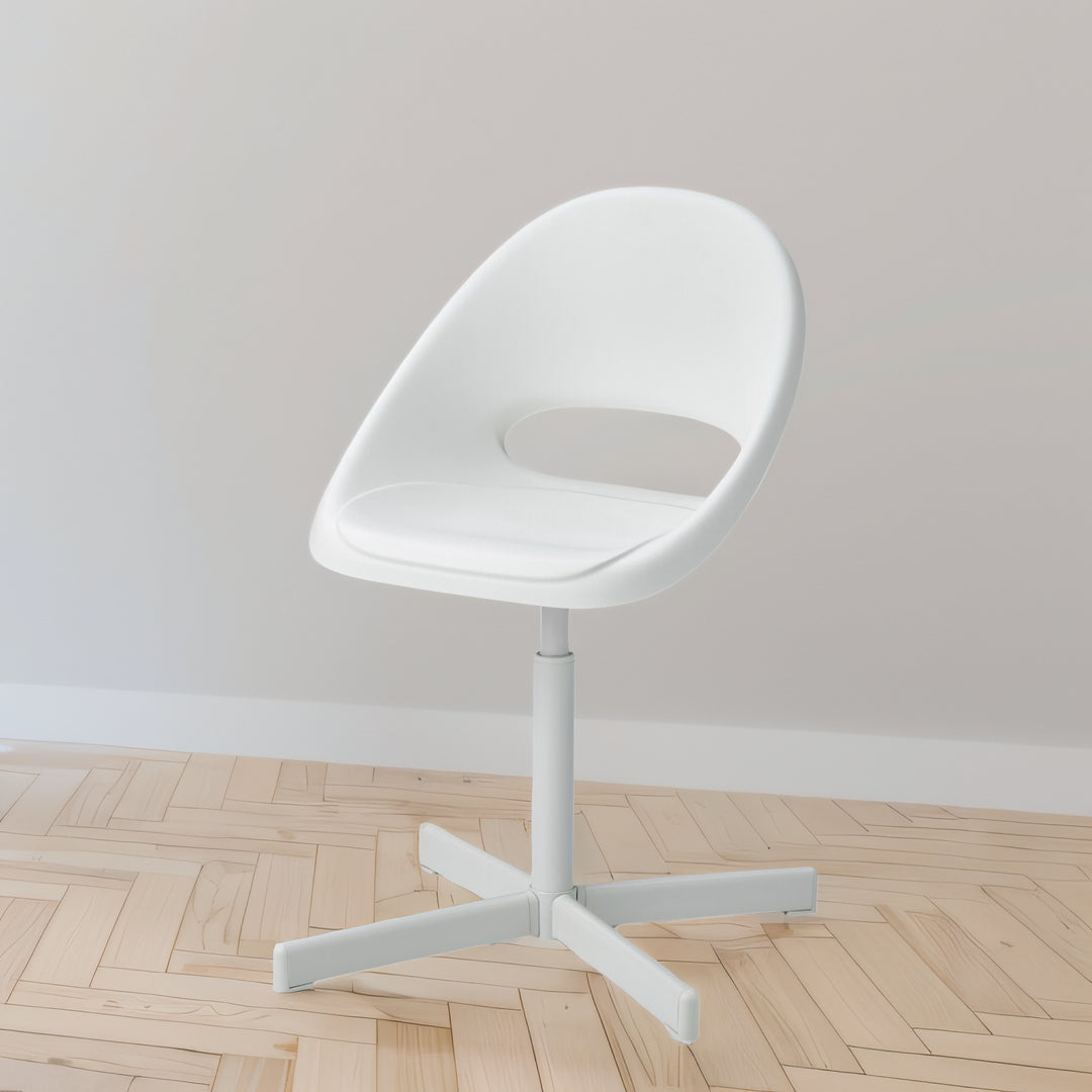 IKEA LOBERGET / SIBBEN Children's desk chair, white