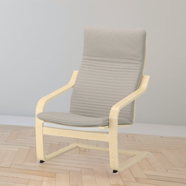 IKEA POANG Armchair, birch veneer/Knisa light beige