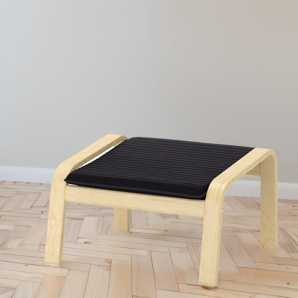 IKEA POANG Footstool, birch veneer/Knisa black