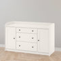 IKEA HAUGA Sideboard, white, 140x84 cm