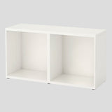 IKEA BESTA Cabinet with 2 doors, white,120x42x74 cm