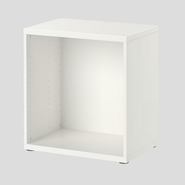 IKEA BESTA Sideboard w 2 doors/2 drawers, white, 180x42x74 cm