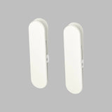 IKEA SKADIS Clip, white, 2 pack