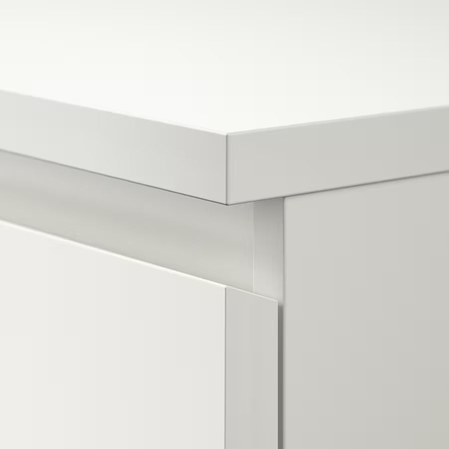 IKEA MALM Chest of 3 drawers, white, 80x78 cm
