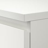 IKEA MALM Chest of 3 drawers, white, 80x78 cm
