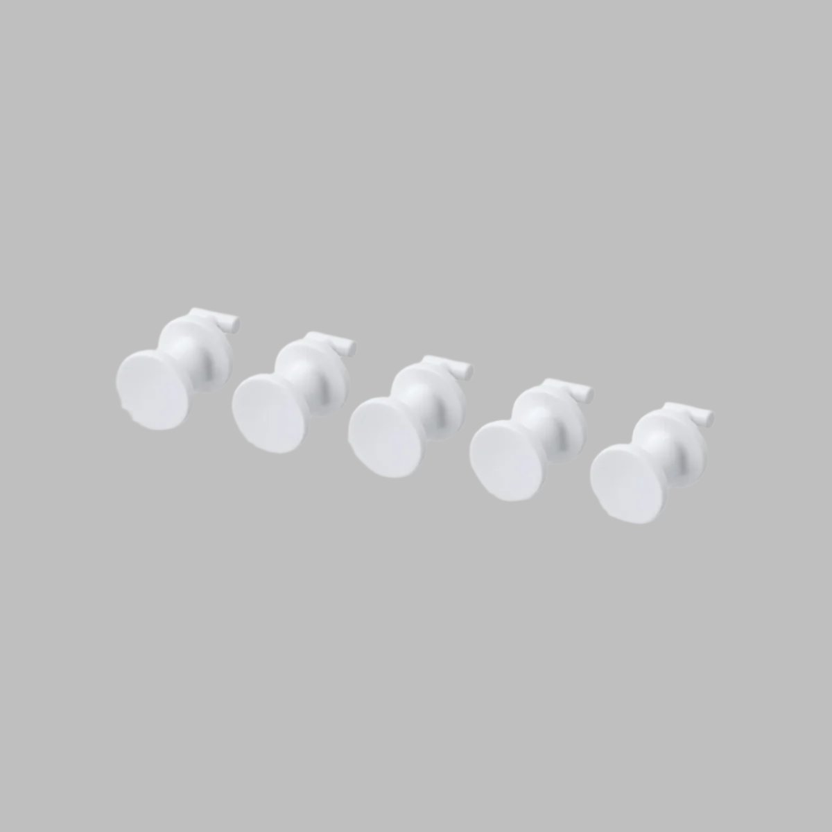 IKEA SKADIS Hook, white, 19 mm, 5 pack