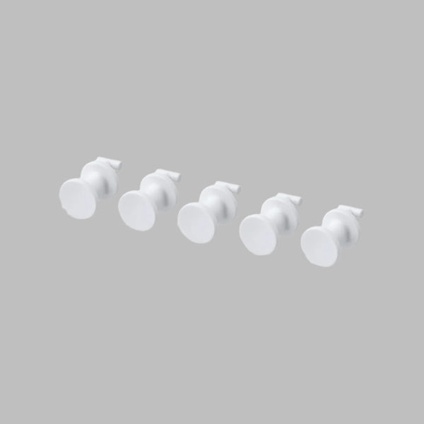 IKEA SKADIS Hook, white, 19 mm, 5 pack