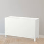 IKEA BESTA Cabinet with 2 doors, white,120x42x74 cm