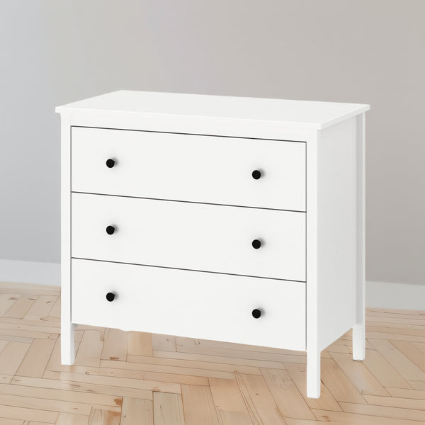 IKEA KOPPANG Chest of 3 drawers, white, 90x83 cm