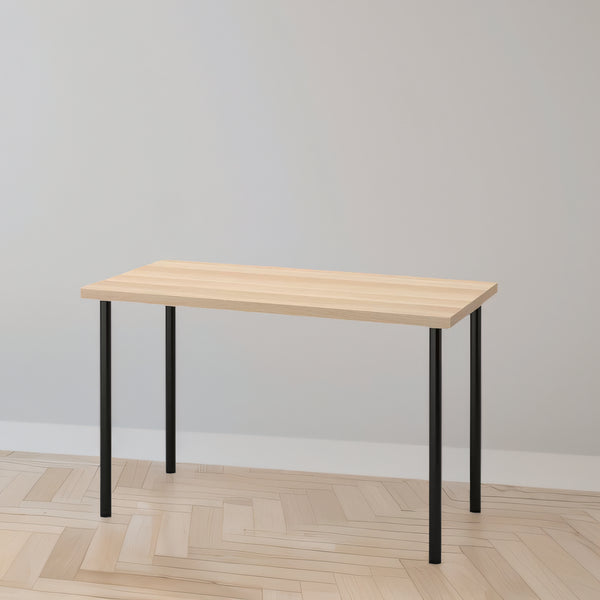 IKEA LAGKAPTEN / ADILS Desk, 120x60 cm, oak/black