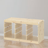 IKEA TROFAST Frame with rails, light white stained pine, 99x44x52 cm