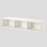 IKEA BESTA TV bench w door/2 drawers, white, 180x42x39 cm