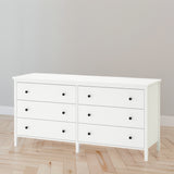 IKEA KOPPANG Chest of 6 drawers, white, 172x83 cm