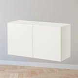 IKEA BESTA Wall-mounted cabinet, white, 120x42x64 cm