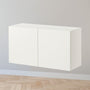 IKEA BESTA Wall-mounted cabinet, white, 120x42x64 cm