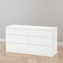 IKEA KULLEN Chest of 6 drawers, white, 140x72 cm