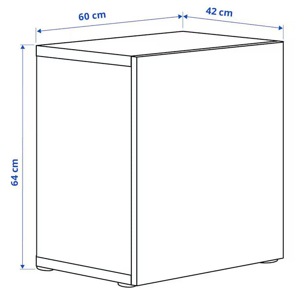 IKEA BESTA Wall-mounted cabinet, 60x42x64 cm