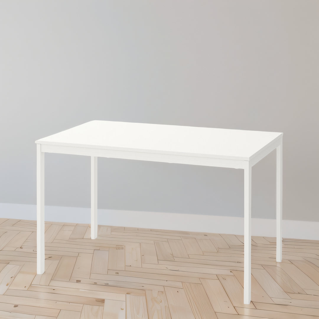 IKEA VANGSTA Extendable table, white, 120/180x75 cm