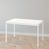 IKEA VANGSTA Extendable table, white, 120/180x75 cm