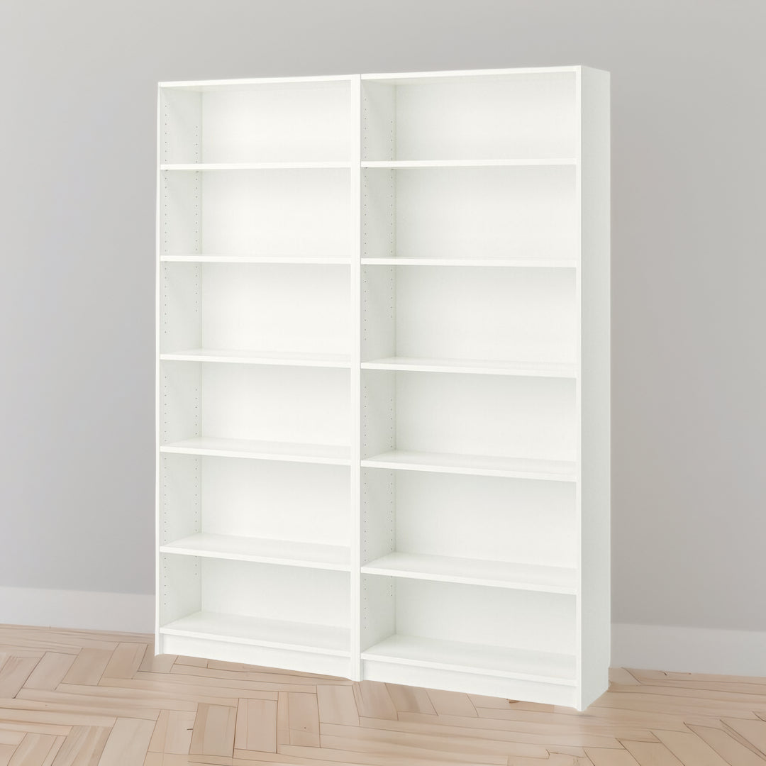 IKEA BILLY Bookcase, white, 160x28x202 cm