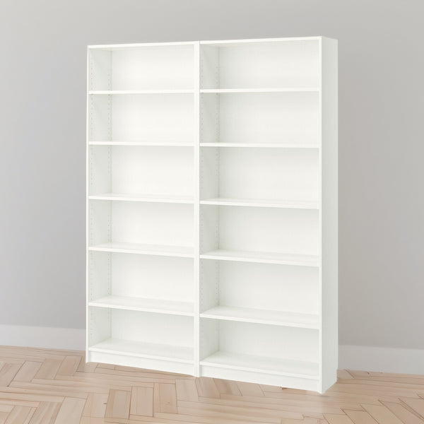 IKEA BILLY Bookcase, white, 160x28x202 cm