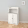 IKEA HAUGA Cabinet with 2 doors, white, 70x116 cm