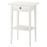 IKEA HEMNES Bedside table, white stain, 46x35 cm (Sample Clearance)