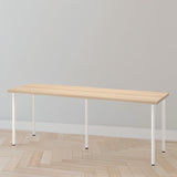 IKEA LAGKAPTEN / ADILS Desk, oak/white, 200x60 cm