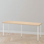 IKEA LAGKAPTEN / ADILS Desk, oak/white, 200x60 cm