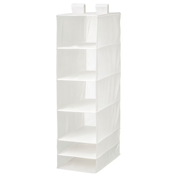 IKEA SKUBB storage with 6 compartments, white, 35x45x125 cm