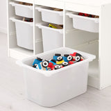 IKEA TROFAST Storage with 6 boxes, white, 99x44x56 cm