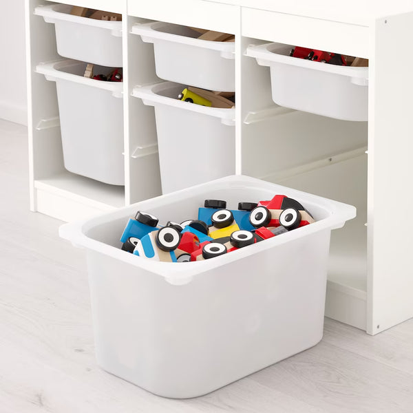 IKEA TROFAST Storage with 6 boxes, white, 99x44x56 cm