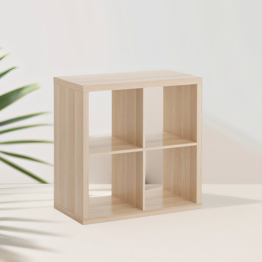 IKEA KALLAX Shelving unit 2x2, oak effect, 77x77 cm