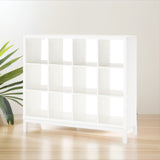 IKEA KALLAX Shelving with underframe, white, 147x129 cm