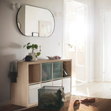 IKEA KALLAX Shelving unit 4x2, oak effect, 77x147 cm