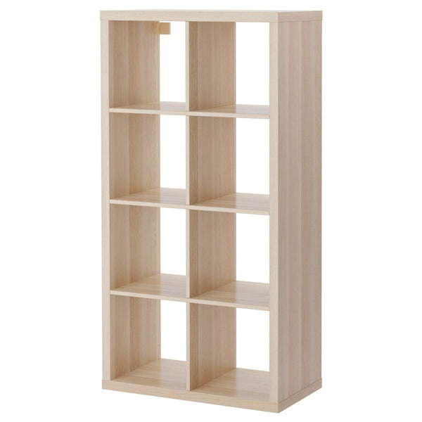IKEA KALLAX Shelving unit 4x2, oak effect, 77x147 cm