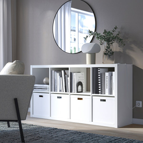 IKEA KALLAX Shelving unit 4x2, white, 77x147 cm