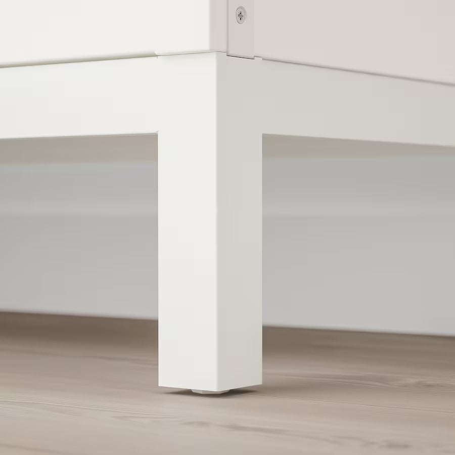 IKEA KALLAX Shelving with underframe, white, 77x94 cm