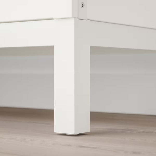 IKEA KALLAX Shelving with underframe, white, 77x94 cm