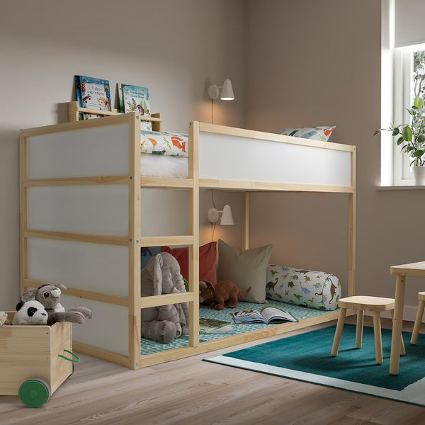 IKEA KURA Reversible bed frame, pine, 90x200 cm